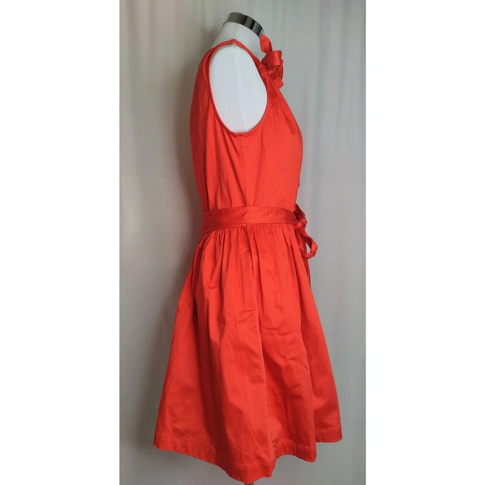 Alexis Kelsi cocktail party red mini dress bows bouffant girly feminine ties - Picture 5 of 10